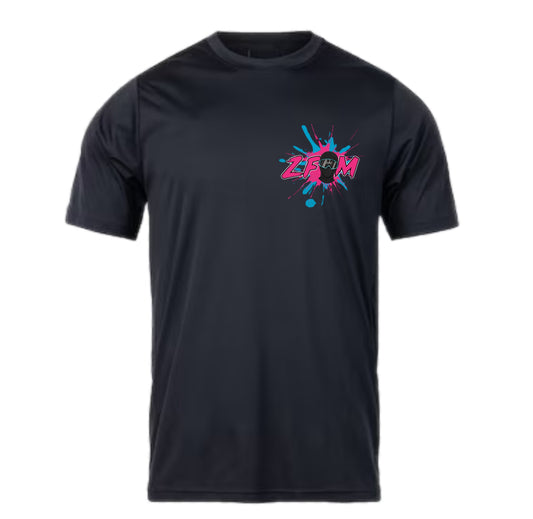 T-shirt hood life noir