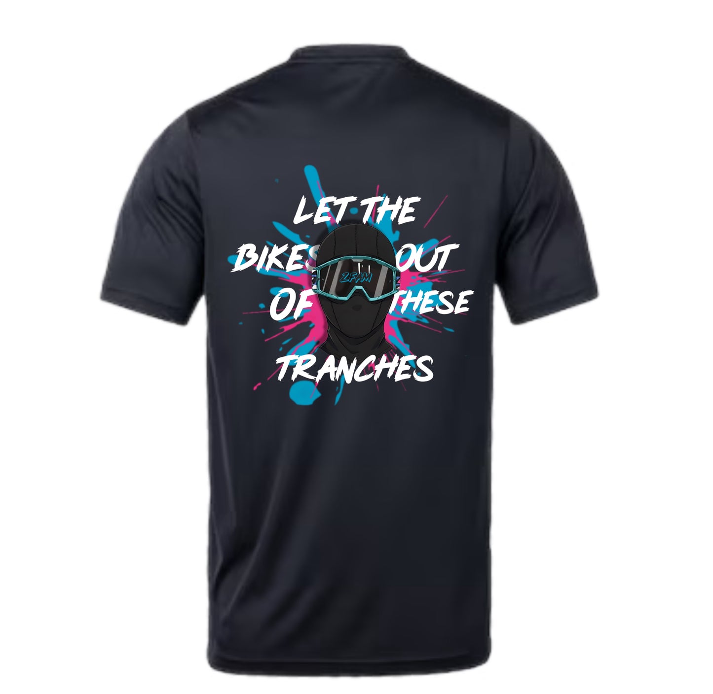 T-shirt hood life noir